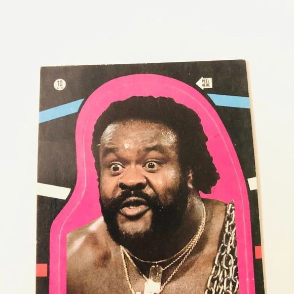 Vtg 1985 WWF Junkyard Dog Titan Sports Wrestling Stickers - Picture 12 of 15